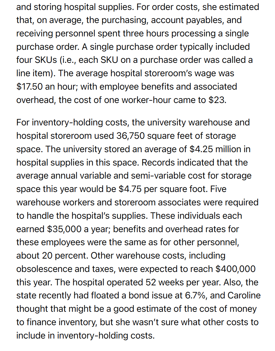 Case Study 3 - Inventory Management Hardy