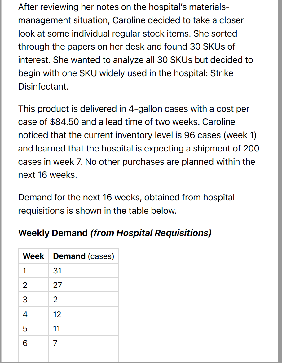 Case Study 3 - Inventory Management Hardy