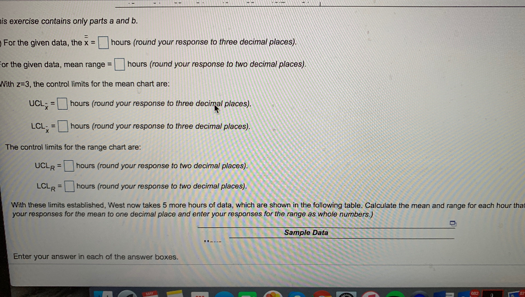 6.1 - Factors for Computing Control Chart Limits