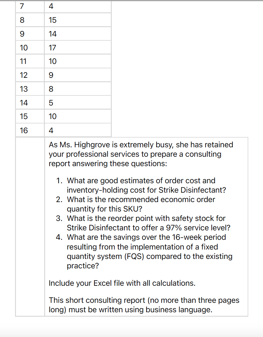 Case Study 3 - Inventory Management Hardy