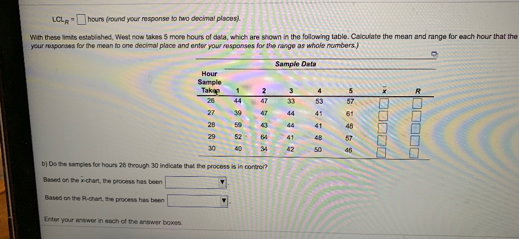 6.1 - Factors for Computing Control Chart Limits