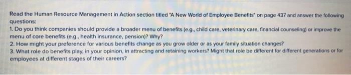 Read the Human Resource Management in Action