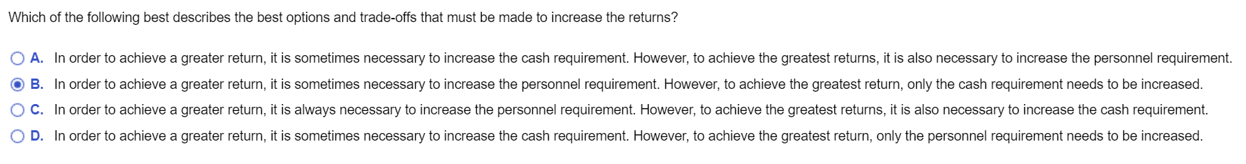 An engineering firm would like to increase its