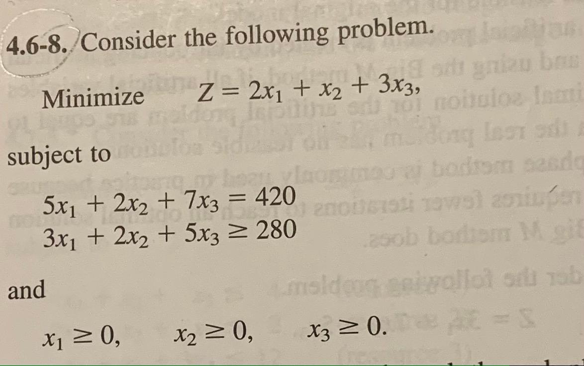 Directions: Solve using the two-phase method.