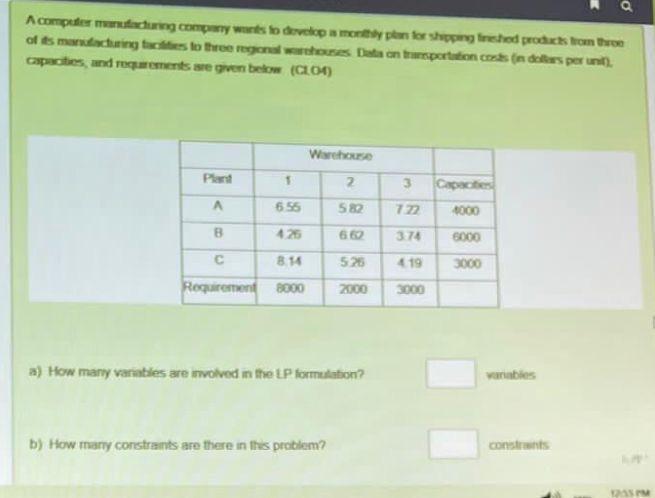 A computer manufacturing company wants to develop