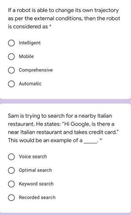 An example of a is where a user might have logged