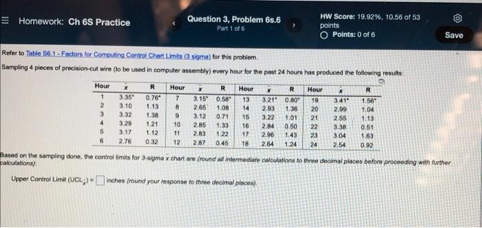 Homework: Ch 6S Practice Question 3, Problem 6s.6