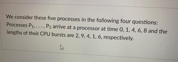 We consider these five processes in the following