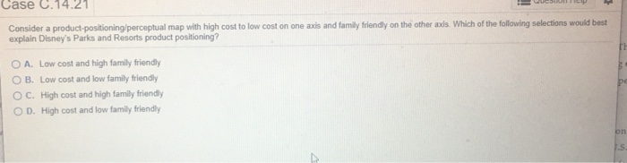 Case C.14.21 Consider a product-positioning