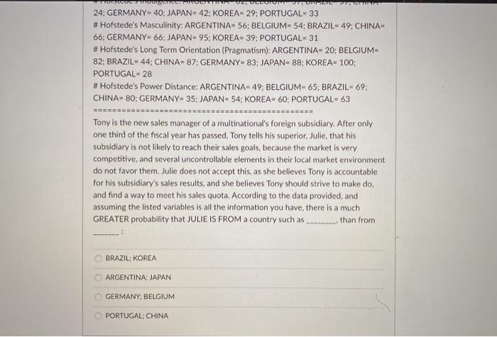 Use the following data to answer the next