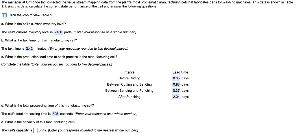 Whats e? thank you! 1. Using this data, calculate