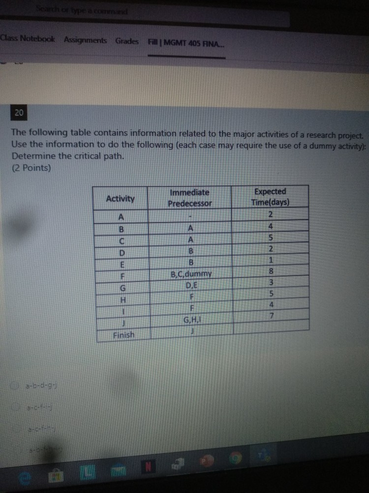 Search or type a command Class Notebook