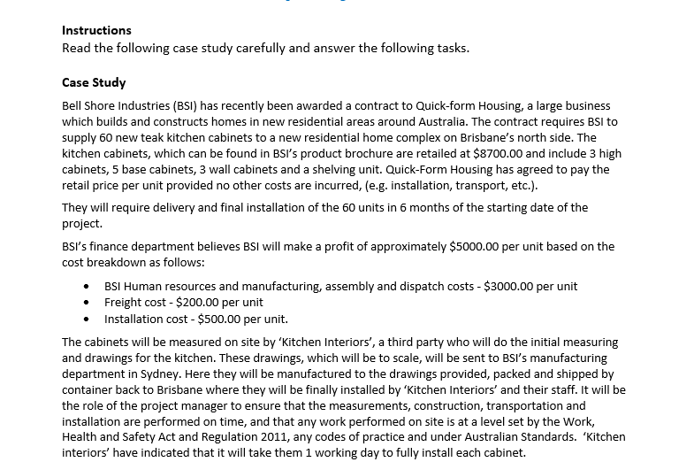Read this case study and answer step by step...