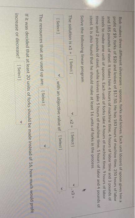 thats all the info for it Bob makes three