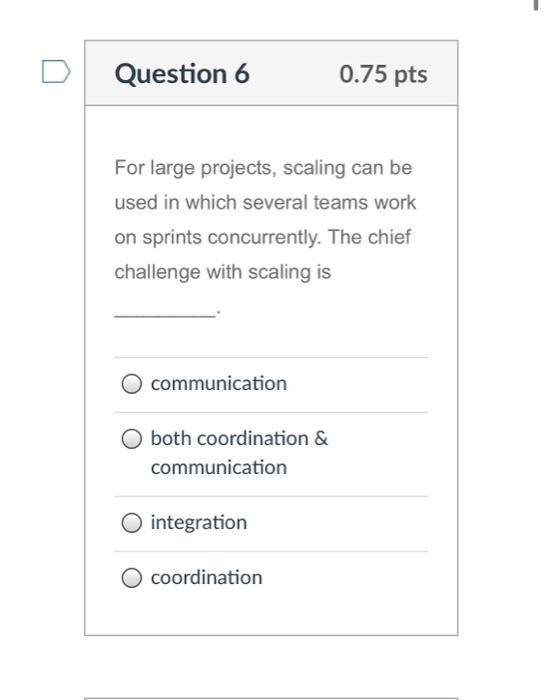 please solve all problems 4-6 Question 4 0.75 pts