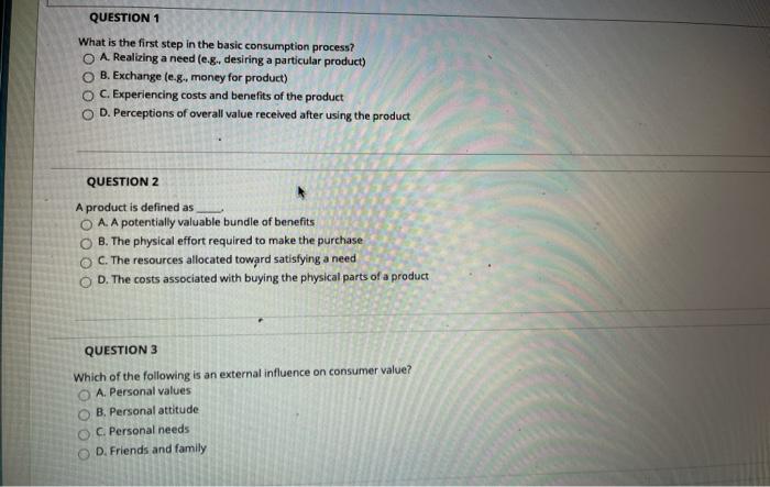 QUESTION 1 What is the first step in the basic