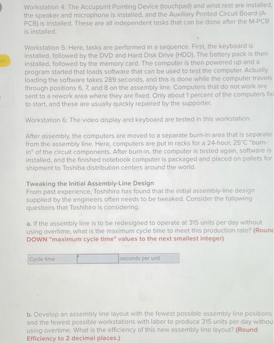 Toshiba's Notebook Computer Assembly Line