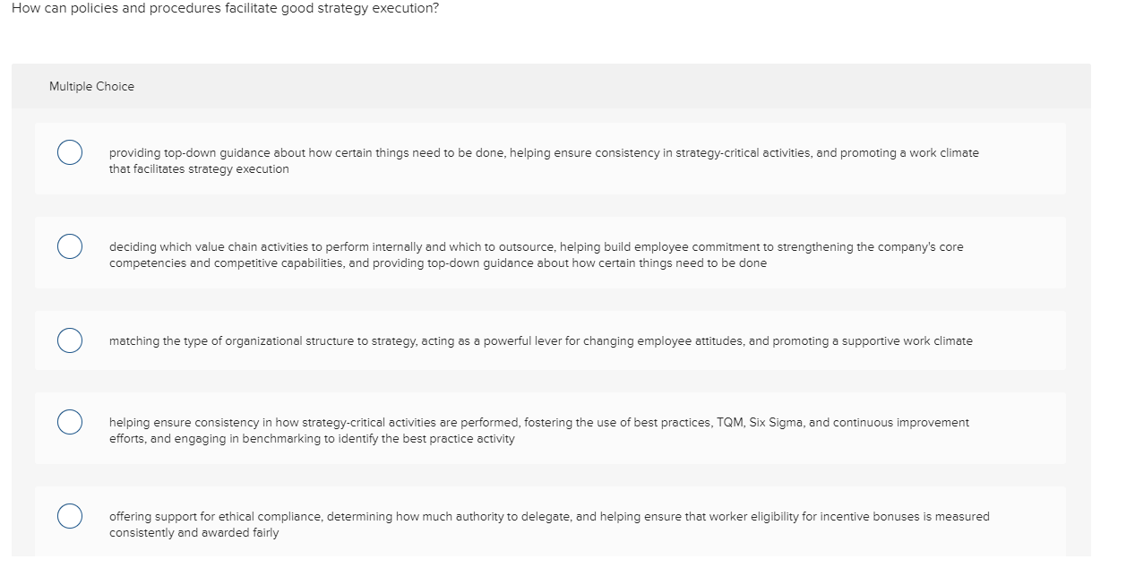 How can policies and procedures facilitate good