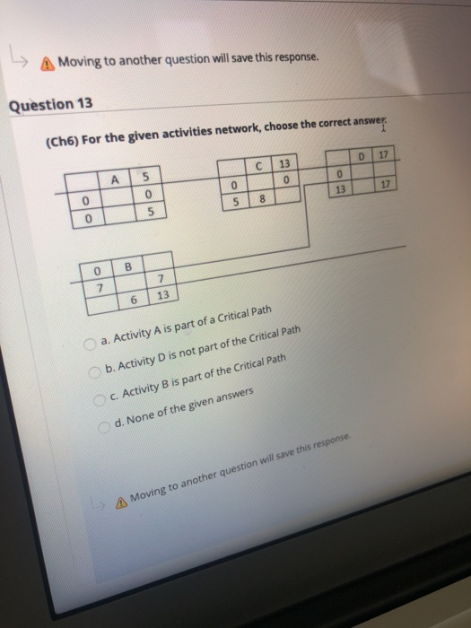 neeed it urgent!!!! -> A Moving to another