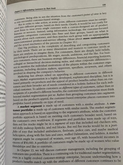 Define "customers." Why is this a difficult task