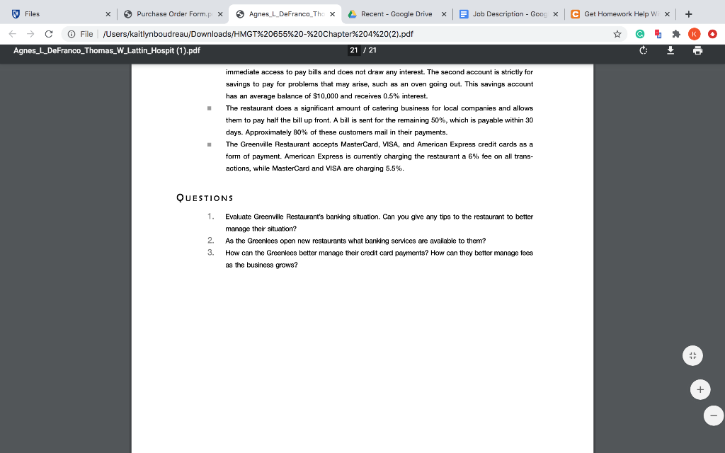 Files S Purchase Order Form.p X Agnes L DeFranco