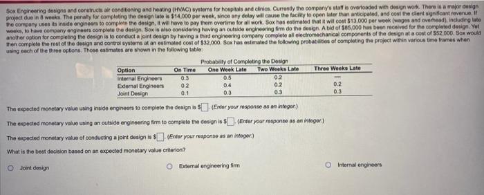 using ouch of the three optiens. Those estimates