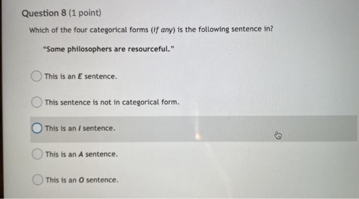 Question 7 (1 point) What fallacy does the