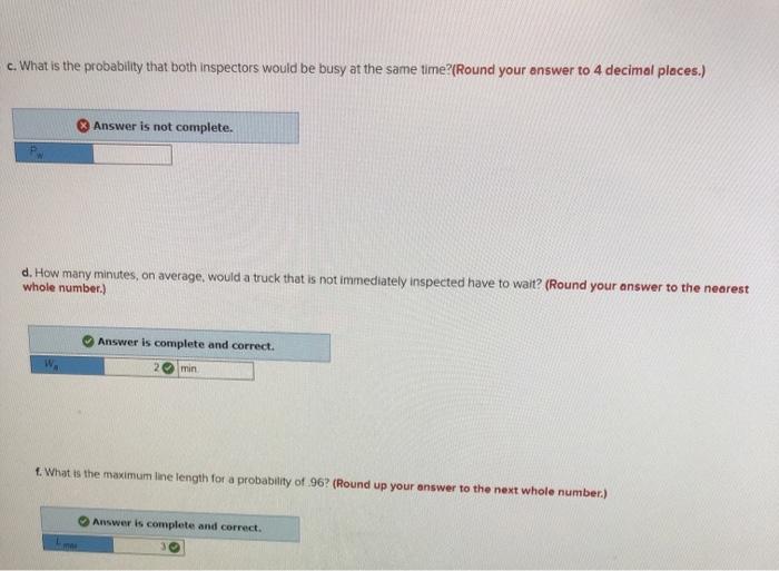 please answer C Problem 18-6 (Algo) Trucks are