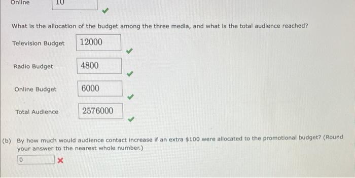 please show work using solver A linear
