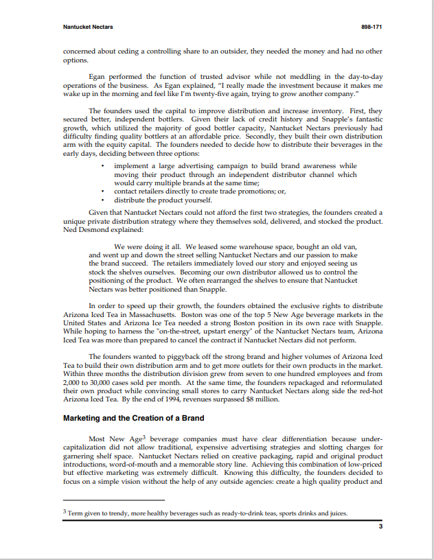 What will be the exit strategy for Nantucket