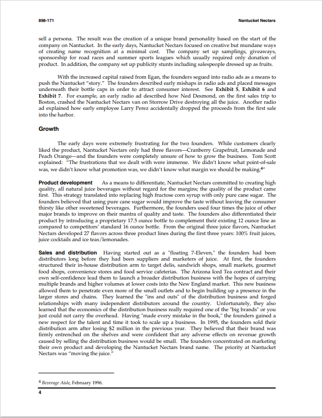 What will be the exit strategy for Nantucket