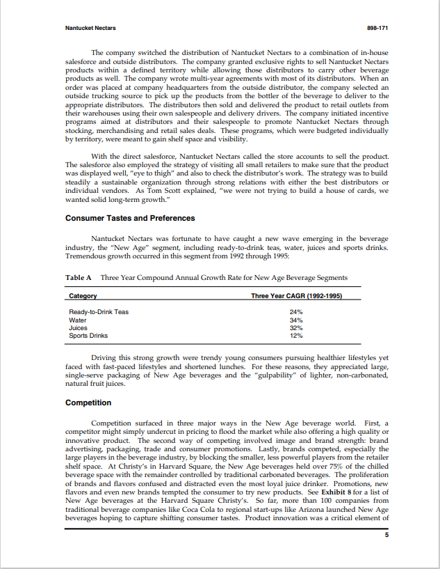 What will be the exit strategy for Nantucket