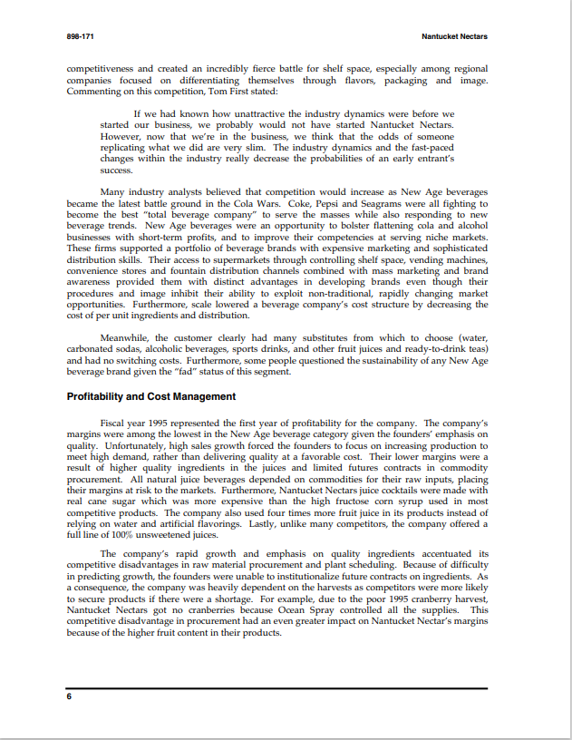 What will be the exit strategy for Nantucket