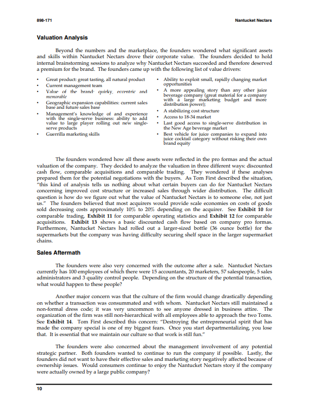 What will be the exit strategy for Nantucket