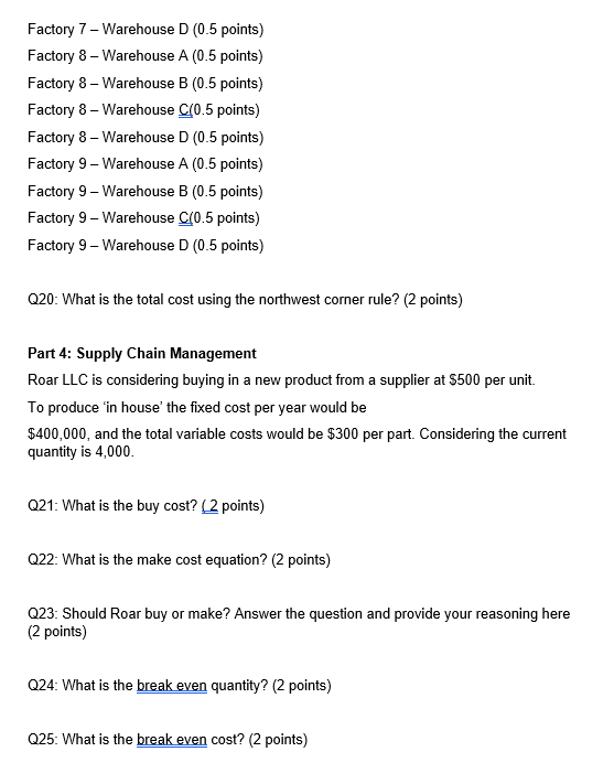 Part 1: ABC Classification Considering this