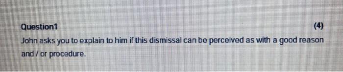 CASE STUDY 1 Read the case below and answer the