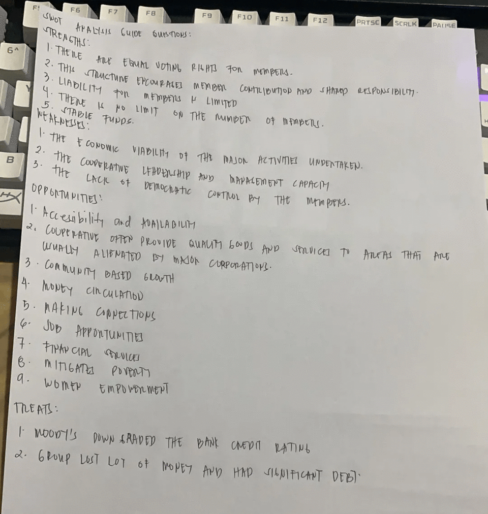 Please help me identify the 3 problems that the