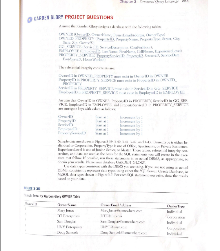 have the value Junior. Write SQL statements to