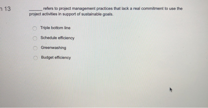 Which of the following allows a project manager