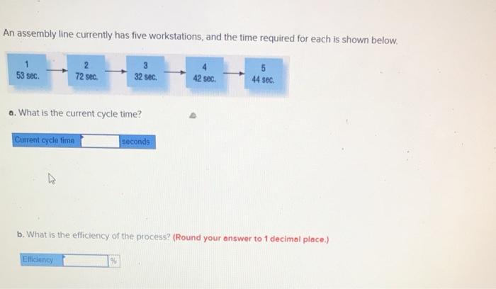 An assembly line currently has five workstations,