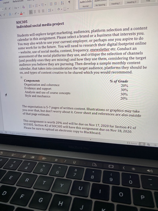 Students will explore target marketing,