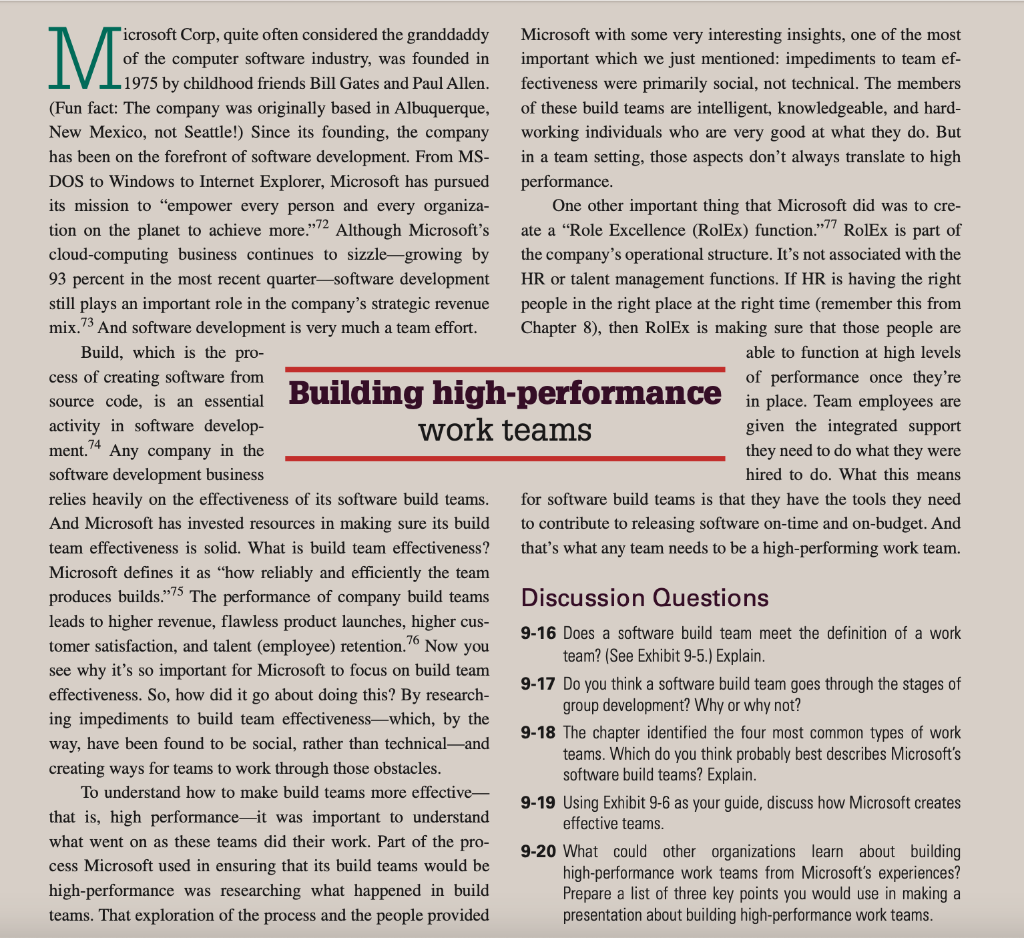 1 0-21 The chapter identified the four most