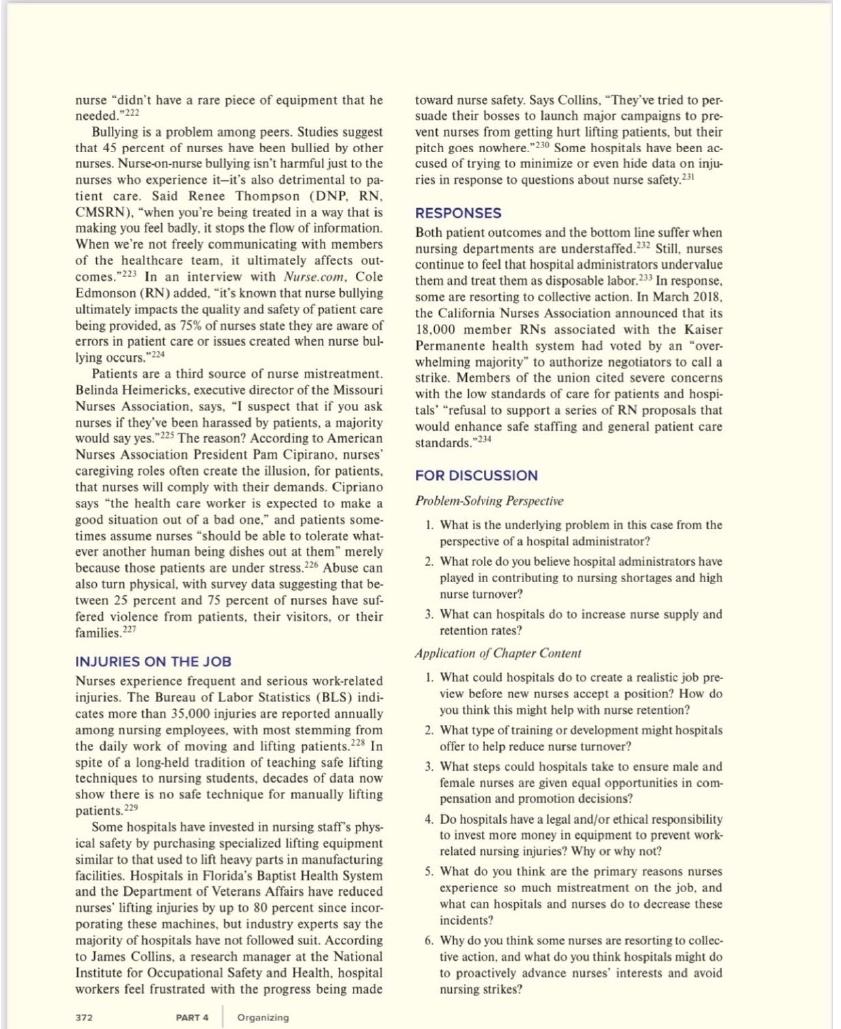 1- What is the underlying problem in this case