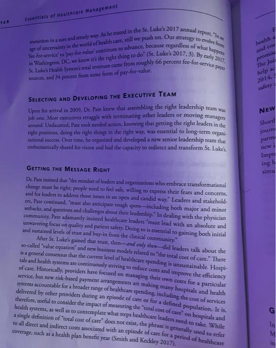 Question #6 of the case study below PART II