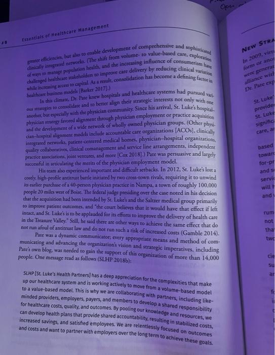 Question #6 of the case study below PART II