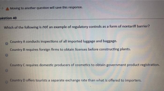 A Moving to another question will save this