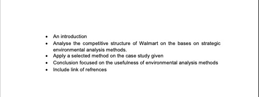 Walmart's Bargaining Power over Suppliers Case