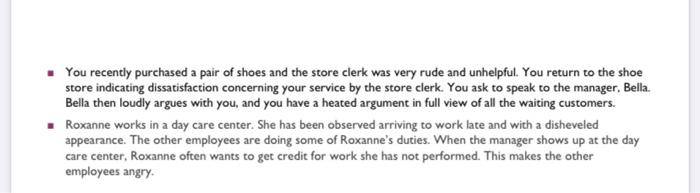 Conflict Resolution Assignment Instructions are