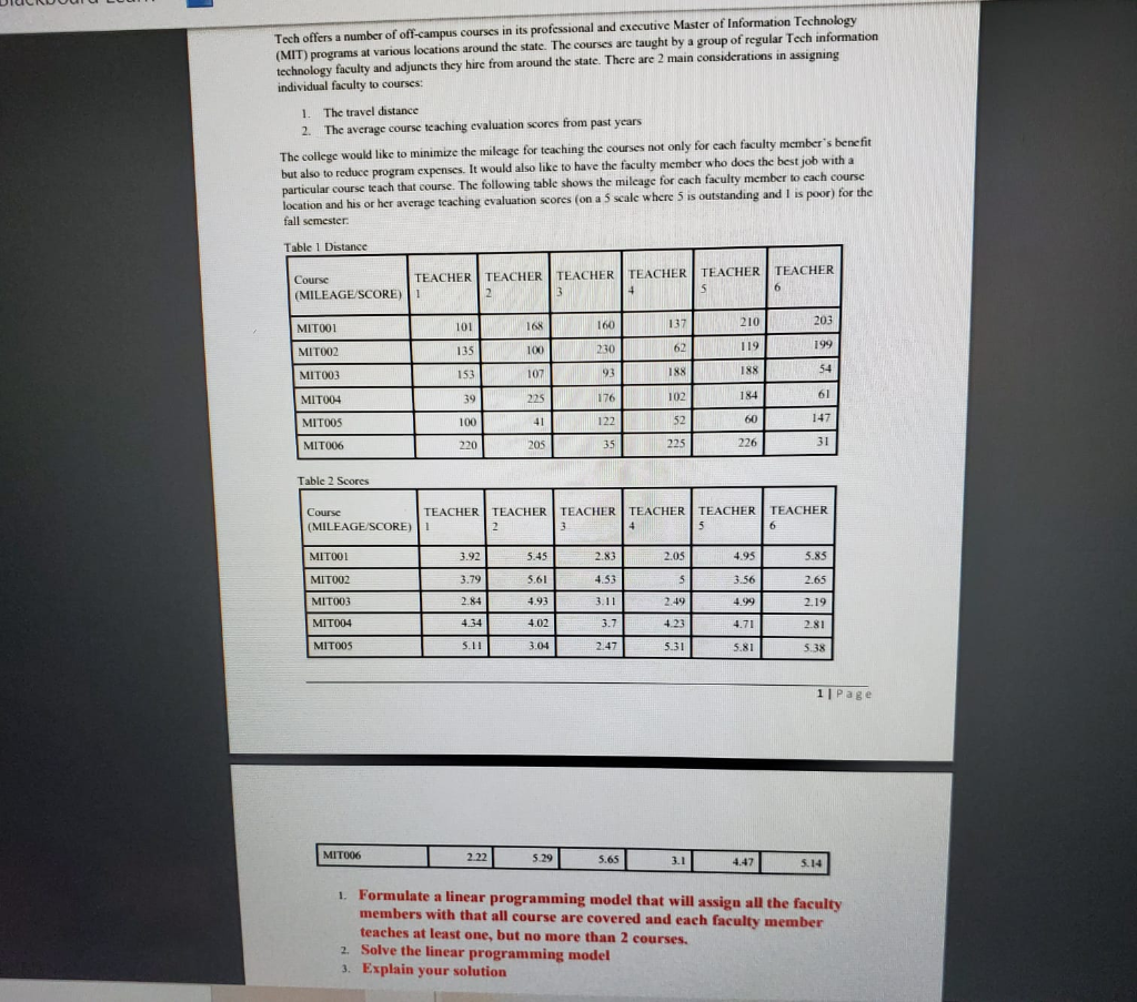 Please do step by step on the excel sheet Tech