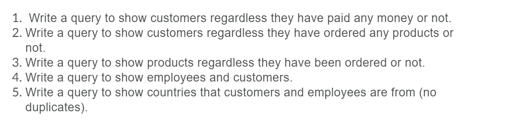orders orderNumber INT(11) orderDate DATE